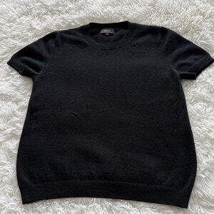 Quince Mongolian Cashmere Short Sleeve T-Shirt